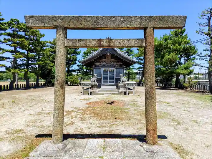 神明社(寛延)の鳥居