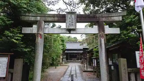 忍　諏訪神社・東照宮　の鳥居