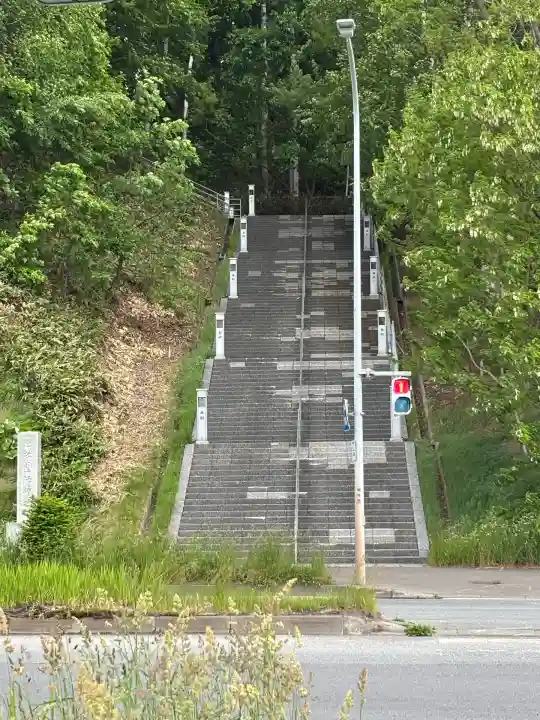 鷹栖神社の景色