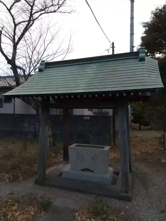 八幡浅間神社の手水舎