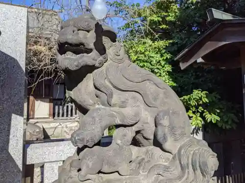 牛天神北野神社の狛犬