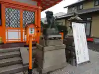 折上稲荷神社の狛犬