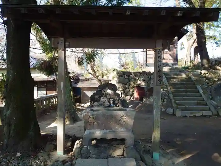 熊野神社の手水舎
