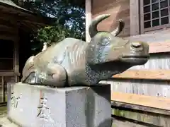 天山社の狛犬