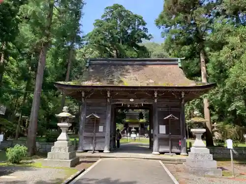 若狭姫神社（若狭彦神社下社）の山門・神門