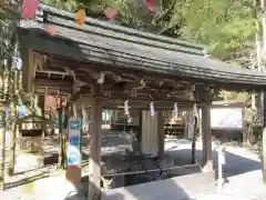 丹生川上神社（中社）の手水