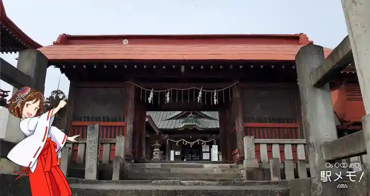 上野国一社八幡八幡宮の山門・神門