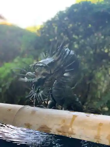 天台宗　長窪山　正覚寺の狛犬