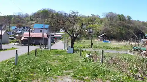 忍路神社の景色