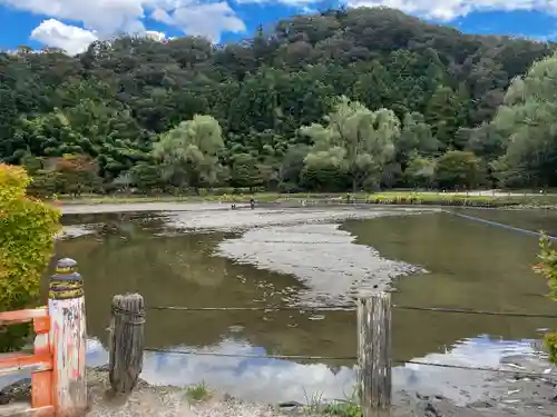 白水阿弥陀堂の庭園