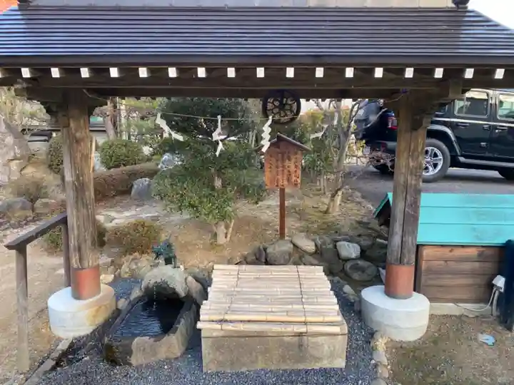 大鏑神社の手水舎