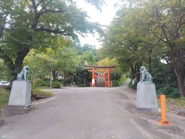 虻田神社の鳥居