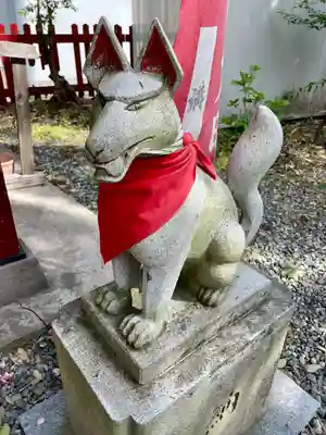 宇都宮稲荷神社（宇都宮辻幕府旧跡）の狛犬