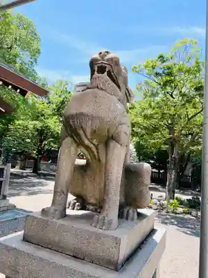 三社神社の狛犬