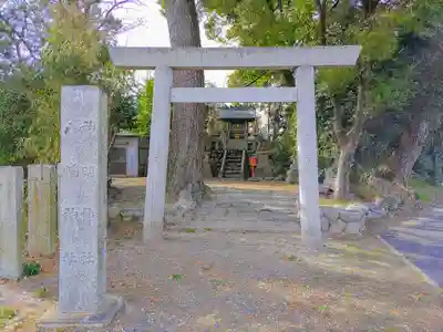 神明社（下一色）の鳥居