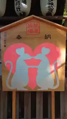 伊勢神社の絵馬