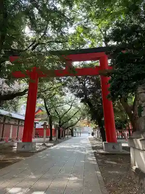 花園神社の鳥居