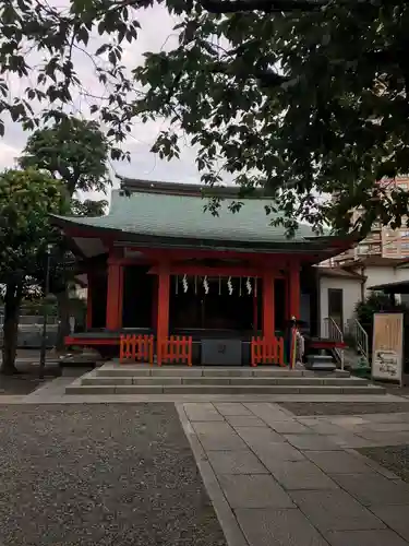 麻布氷川神社の本殿・本堂