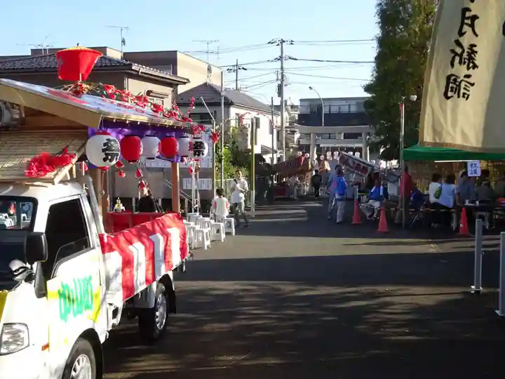 中山杉山神社のお祭り