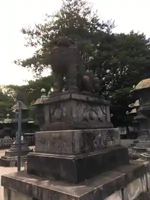 上野東照宮の狛犬