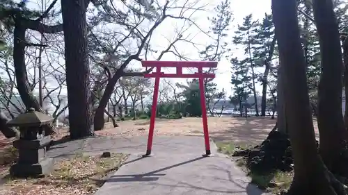 阿字神社の鳥居