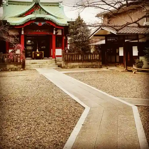 筑土八幡神社の本殿・本堂