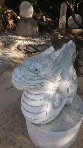 綱敷天満神社の狛犬