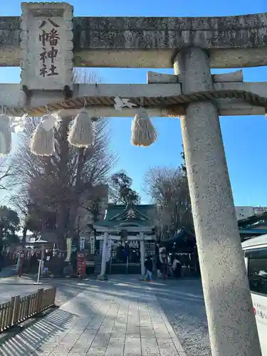 川越八幡宮の鳥居