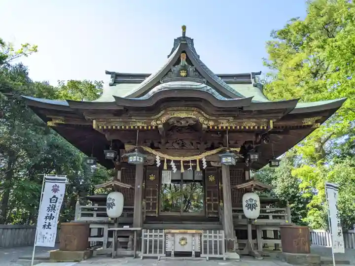 白旗神社の本殿・本堂