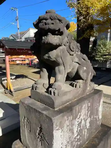 白山神社の狛犬