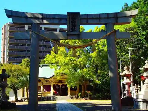 白山神社の鳥居