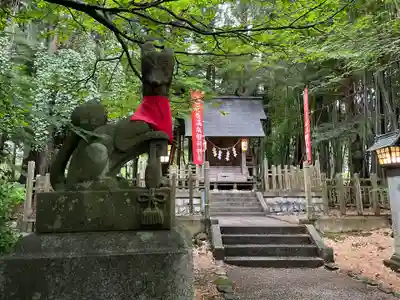 花巻温泉稲荷神社の狛犬