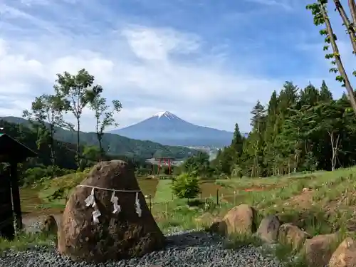 河口浅間神社の景色