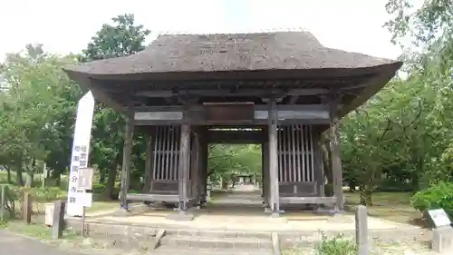 陸奥国分寺薬師堂の山門・神門