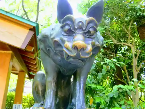 稲毛神社の狛犬