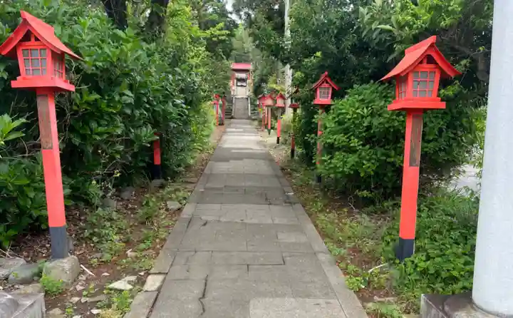 平出雷電神社の景色