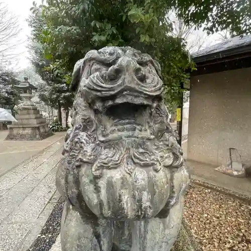 鳩森八幡神社の狛犬