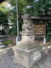 立川熊野神社の狛犬