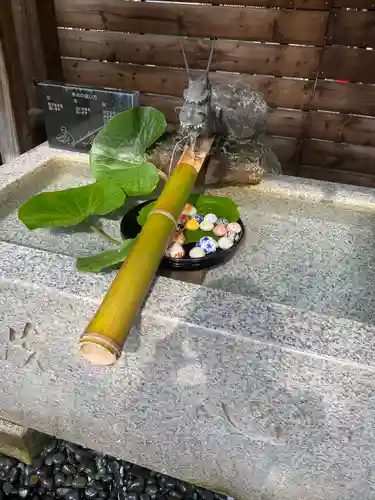 鎮守氷川神社の手水