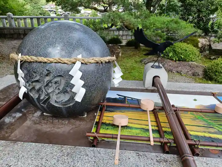 大斎原(熊野本宮大社旧社地)の手水舎