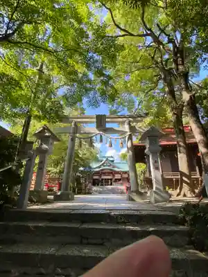 多摩川浅間神社の鳥居