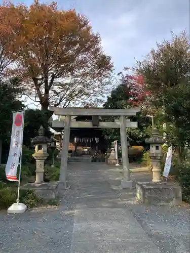 立川熊野神社の鳥居