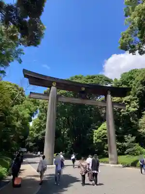 明治神宮の鳥居