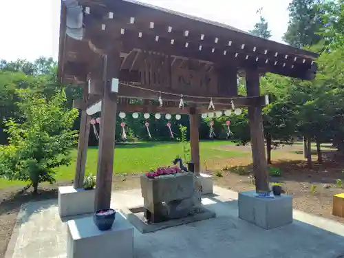 鹿追神社の手水舎