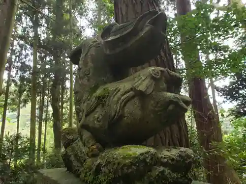 出雲神社の狛犬