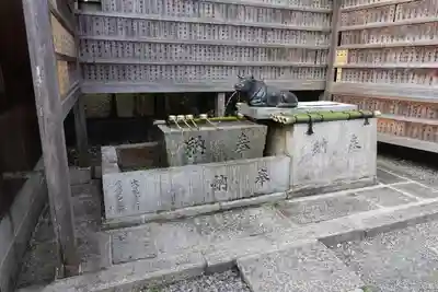 菅原院天満宮神社の手水舎