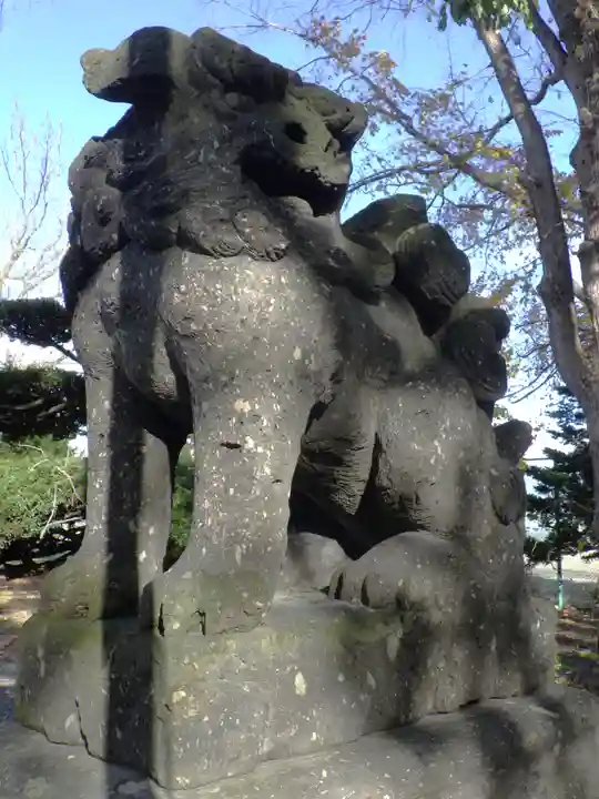 江南神社の狛犬