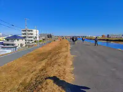 十軒神社の景色