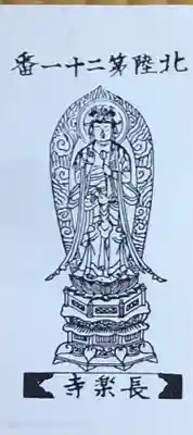 鷹王山 長楽寺さんの観音さまの御影です。