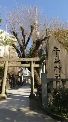 牛嶋神社の鳥居